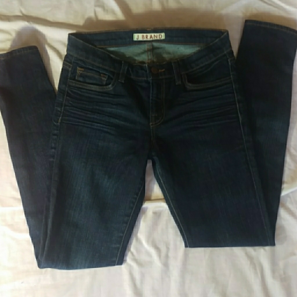 J Brand Dark Denim Skinny Jeans